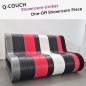 Preview: Modulares Sofa Q-COUCH schwarz weiss