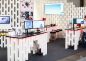 Preview: Mobile exhibition wall and room divider with LINK furniture