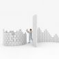 Preview: Link room divider freestanding and flexible for home office and open-plan office