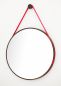 Preview: LOOP round mirror, walnut Ø 46cm