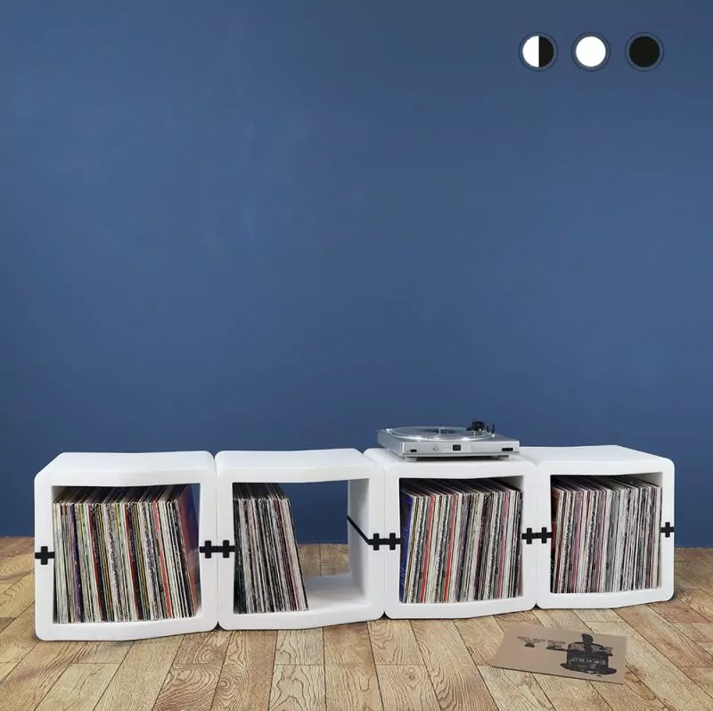 U-CUBE vinyl record storage (16 U-modules)