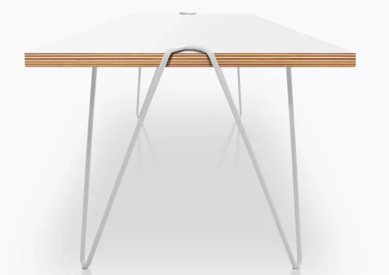 big white dining table and office or home office desk diyt