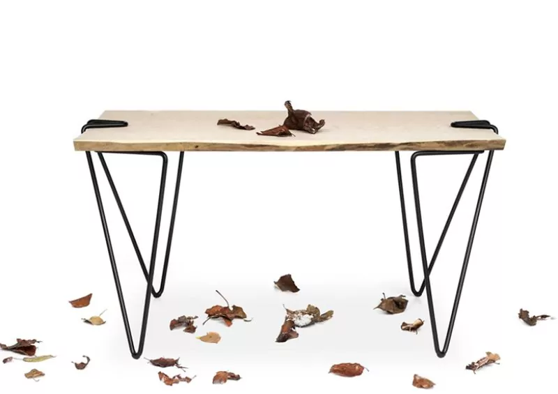 Tischfüsse Metall oder Edelstahl in schwarz und weiss online kaufen