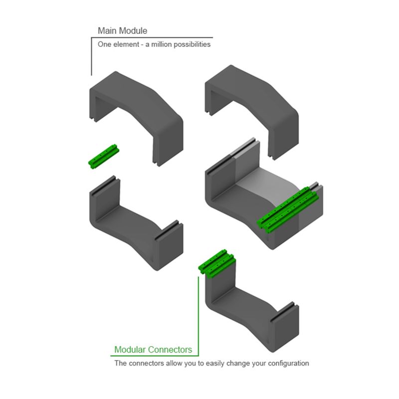 U-CUBE modular connectors