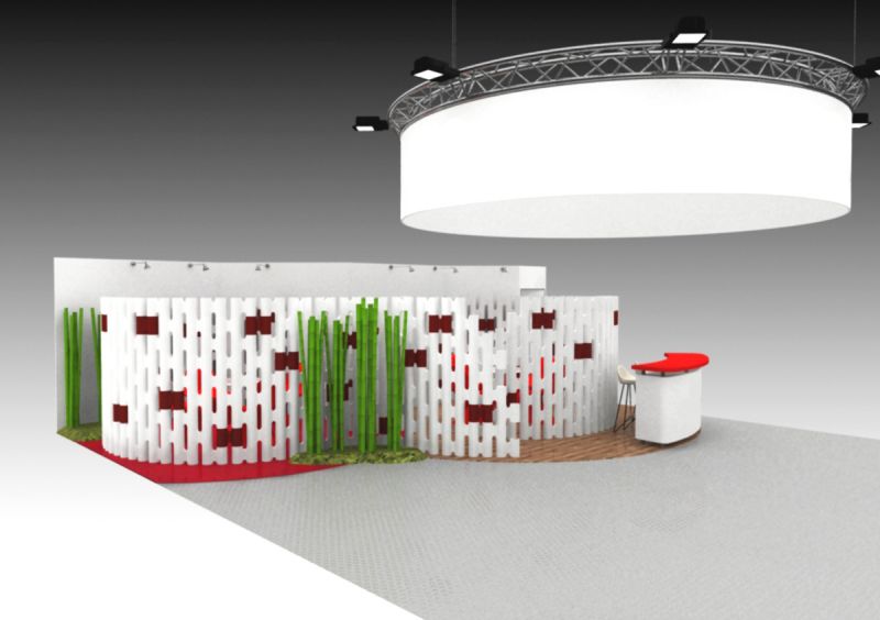 Small exhibition stands with LINK partition walls – flexible ideas