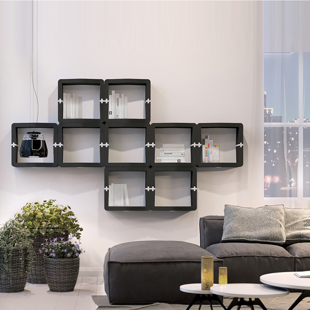 Floating Shelf Or Wall By Movisi, Unique Cube Wall Shelves