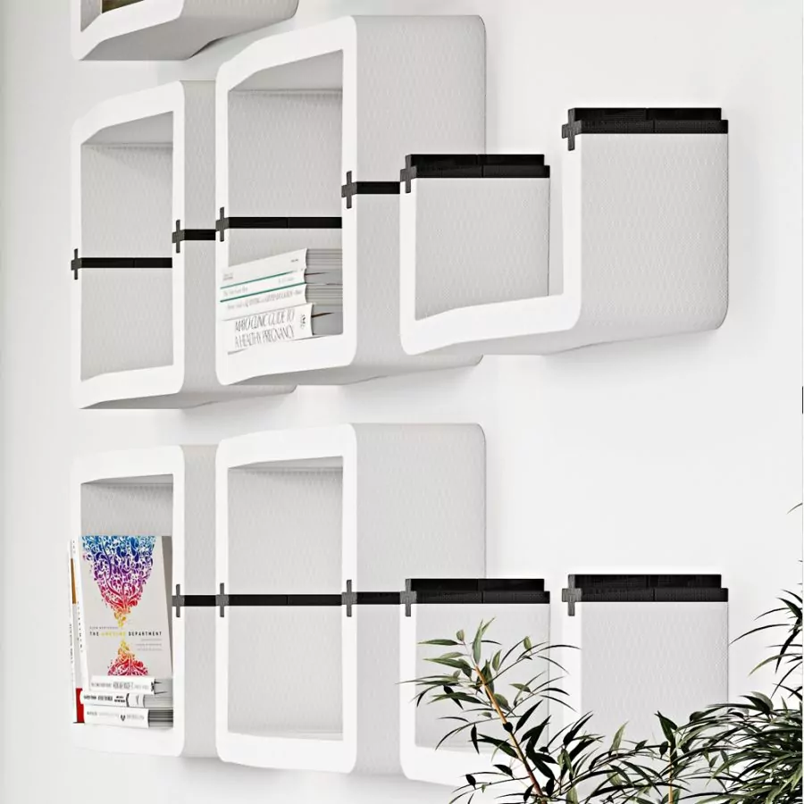 U-CUBE floating shelves (incl. wall mount set)