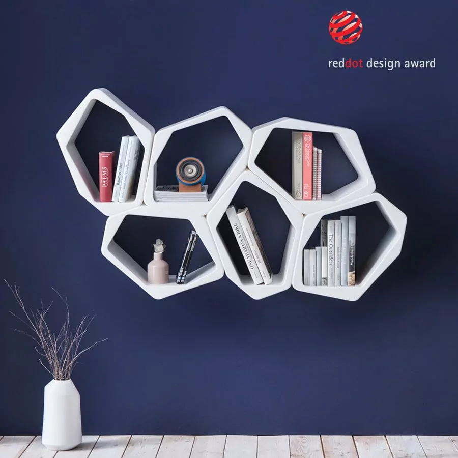 MOVISI BUILD Modulares Wandregal - Stabiles Regalsystem aus EPP MOVISI BUILD Modulares Wandregal - Stabiles Regalsystem aus EPP