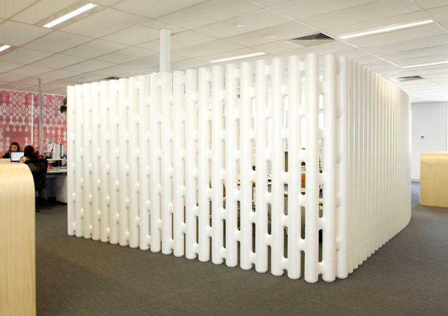 Office room divider modular and flexible with LINK